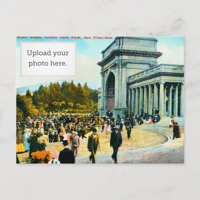 Carte Postale Stand de musique (Devant)