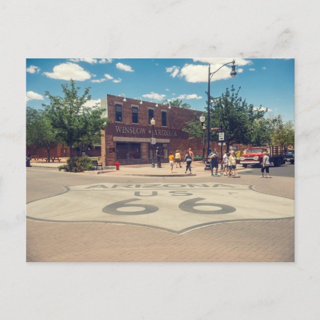 Carte Postale Standin' on a Corner in Winslow Arizona (Devant)