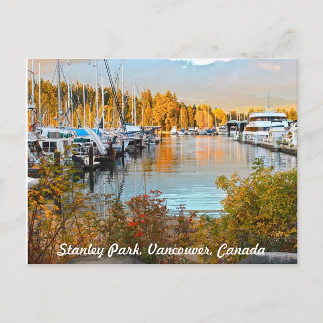 Carte postale Stanley Park Waterside (Devant)