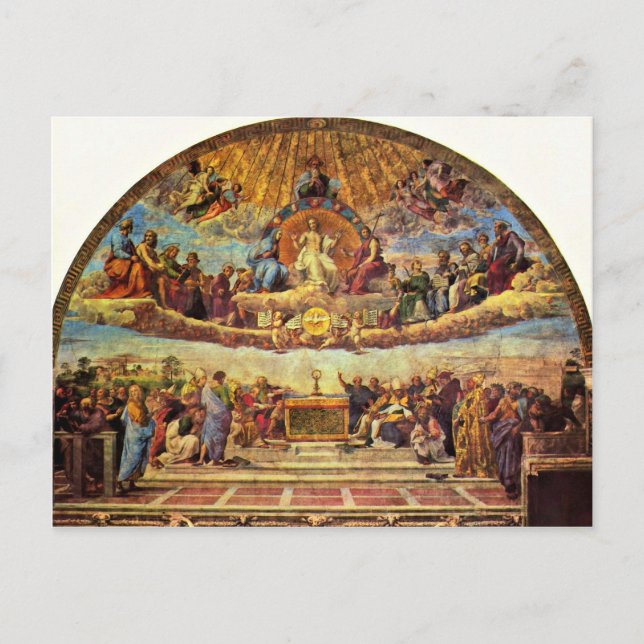 Carte Postale Stanza Della Signatura Au Vatican Pour Le Pape Jui (Devant)