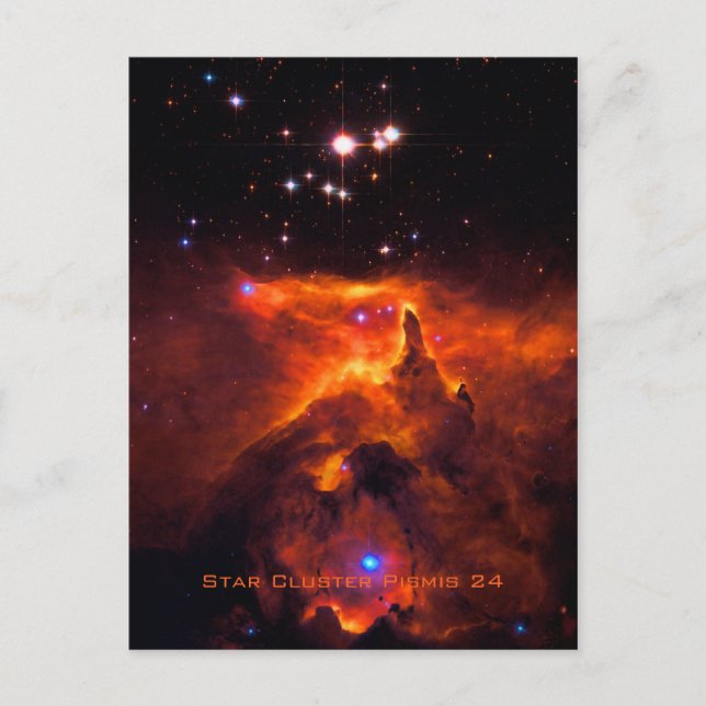 Carte Postale Star Cluster Pismis 24, coeur de NGC 6357 (Devant)