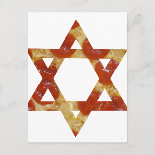 Carte Postale star de la pizza de david