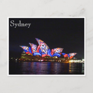 Carte Postale star de l'opéra de sydney