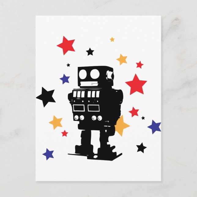 Carte Postale Star du robot (Devant)