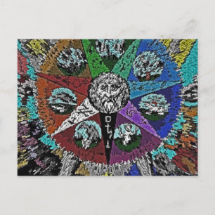 CARTE POSTALE STAR ESOTÉRIQUE