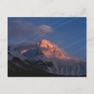 Carte Postale Star Trail   Mt Everest Tibet, Chine