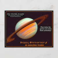 Star Worlds Arcade 40e anniversaire Rétro
