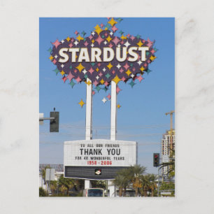 Carte postale Stardust Las Vegas Marquee