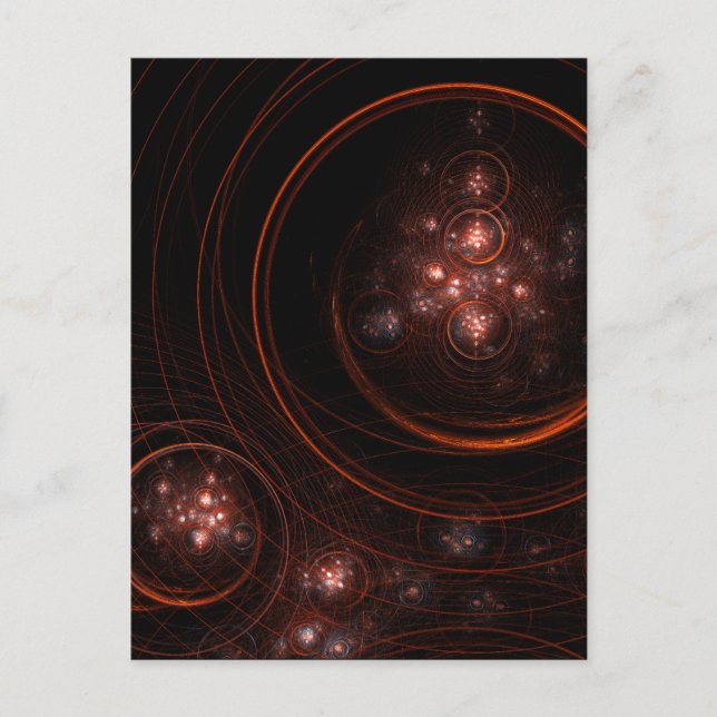 Carte Postale Starlight Abstract Art Postcard (Devant)