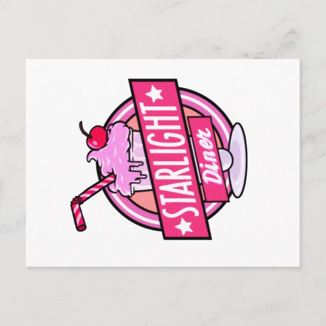 Carte postale Starlight Diner Milkshake (Devant)