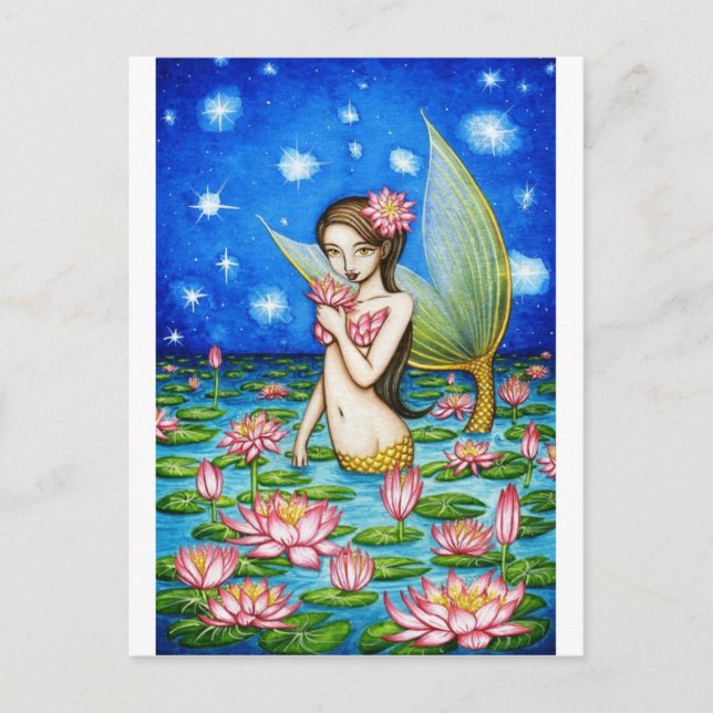 Carte Postale Starlight Lily Mermaid (Devant)