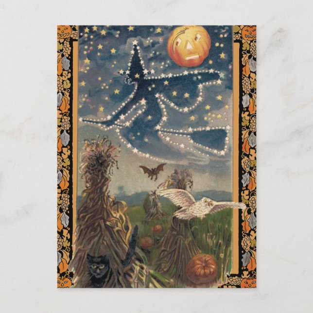 Carte postale Starry Halloween Night (Devant)