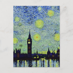 Carte Postale Starry London Night