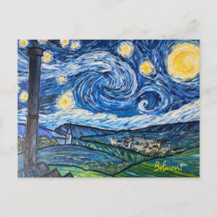 Carte Postale Starry Night Belmont Lancashire
