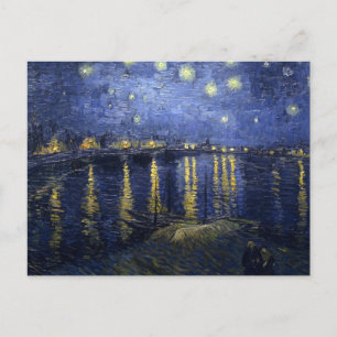 Carte Postale Starry Night over the Rhone