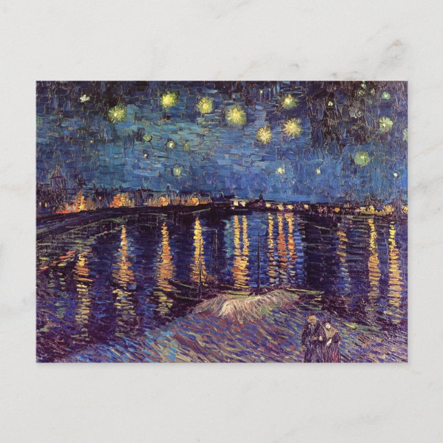 Carte Postale Starry Night Over the Rhone par Vincent van Gogh (Devant)
