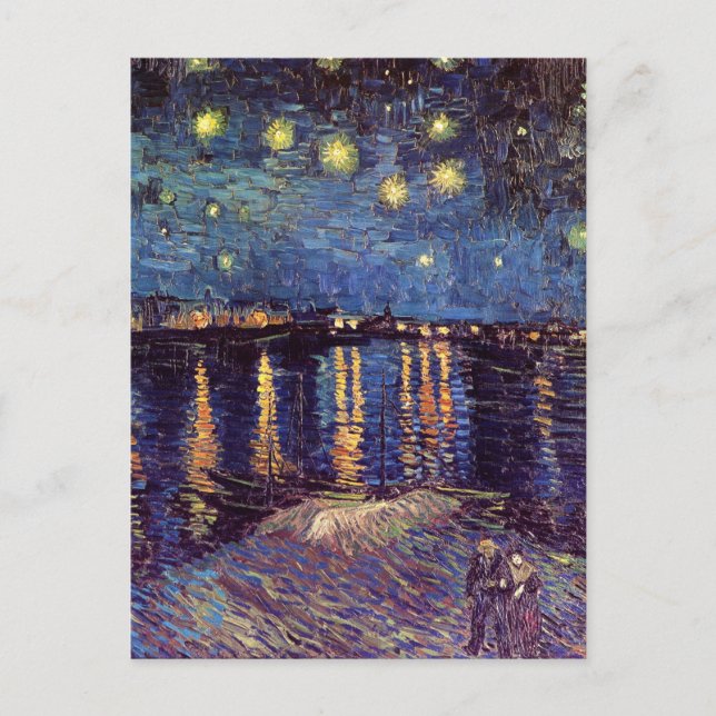 Carte Postale Starry Night Over the Rhone par Vincent van Gogh (Devant)