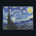 Carte Postale Starry Night, Vincent Van Gogh<br><div class="desc">Starry Night,  Vincent Van Gogh</div>