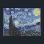 Carte Postale Starry Night, Vincent Van Gogh<br><div class="desc">Starry Night,  Vincent Van Gogh</div>