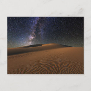Carte Postale Starry Sky over the Sand Dunes Gobi Desert