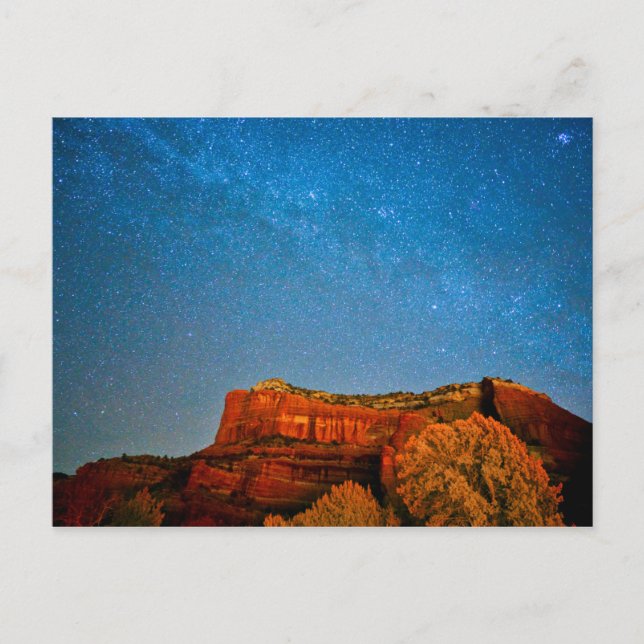 Carte Postale Stars et Red Rock (Devant)