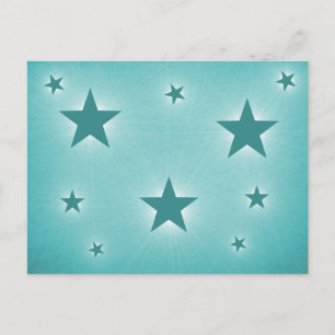Carte Postale Stars in the Night Sky Postcard, Turquoise