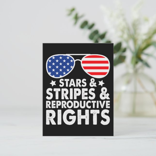 Carte Postale Stars Stripes Droits de reproduction (Debout devant)