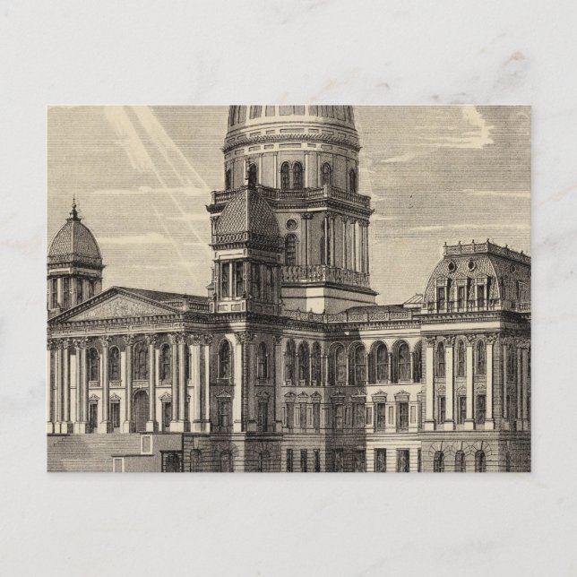 Carte Postale State Capitol building, Springfield, Ill (Devant)