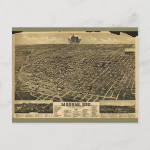 Carte Postale State Capitol Lincoln, Nebraska (1889)