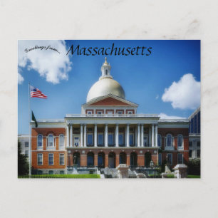 Carte Postale State House du Massachusetts Boston Massachusetts