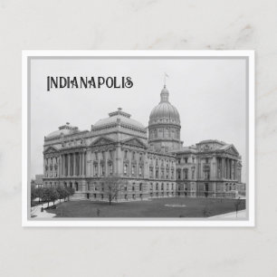 Carte Postale Statehouse vintage Indiana / Capitol, Indianapolis