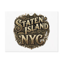 Staten Island Pont de la navette de New York Art d