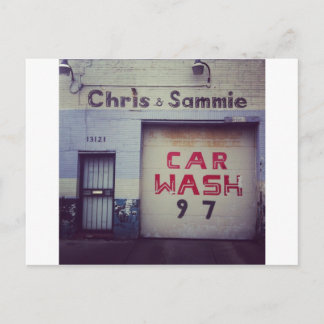 Carte Postale Station de lavage