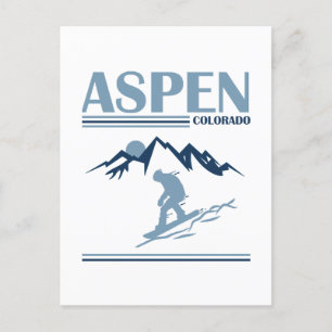 Carte Postale Station de ski d'Aspen Colorado