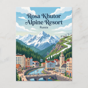 Carte Postale Station de ski de Rosa Khutor Russie
