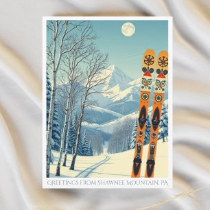 Carte Postale Station de ski de Shawnee Mountain Pennsylvanie Ca
