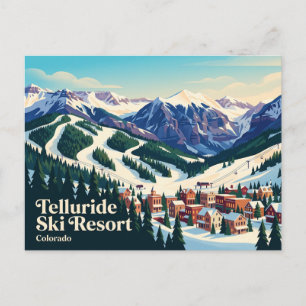 Carte Postale Station de ski de Telluride, Telluride, Colorado, 