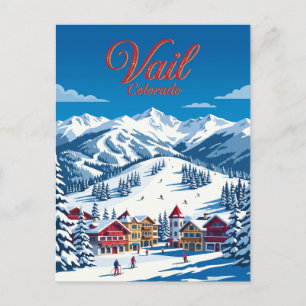 Carte Postale Station de ski de Vail USA