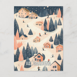 Carte Postale Station de ski de Val Gardena Italie