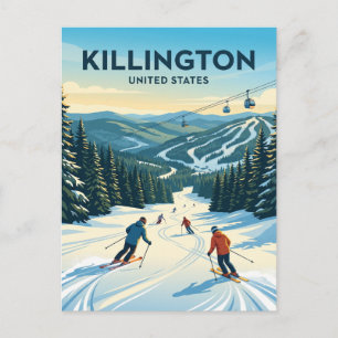 Carte Postale Station de ski Killington Vermont