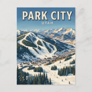 Carte Postale Station de ski Park City Mountain Resort Utah