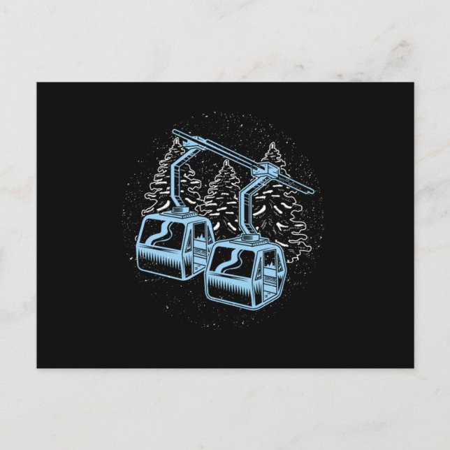 Carte Postale Station de ski Sports d'hiver Mountain Skier Cadea (Devant)