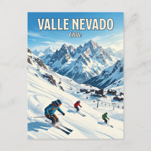 Carte Postale Station de ski Valle Nevado Chili