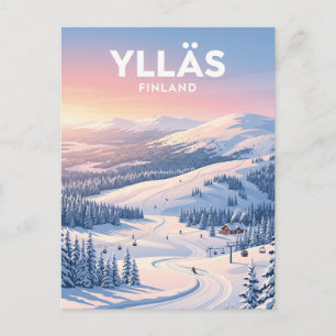 Carte Postale Station de ski Ylläs Finlande