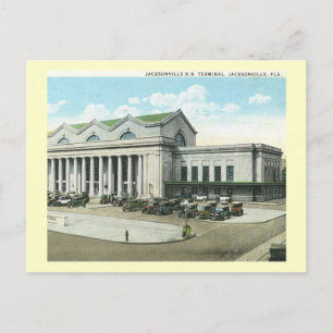 Carte Postale Station de voie ferrée, Jacksonville, la Floride