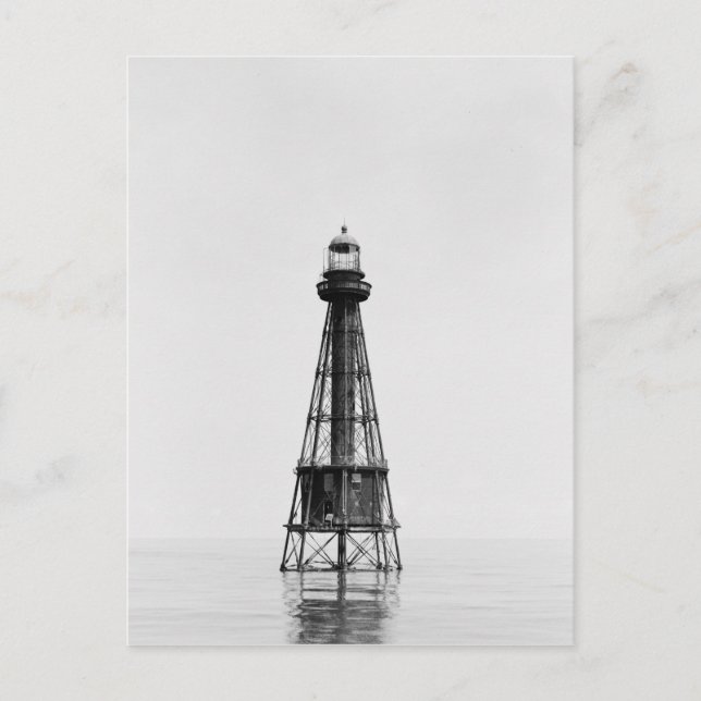Carte Postale Station lumineuse Ship Shoal (Devant)