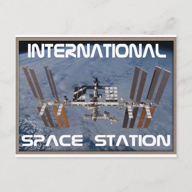 Carte Postale Station spatiale internationale (Devant)