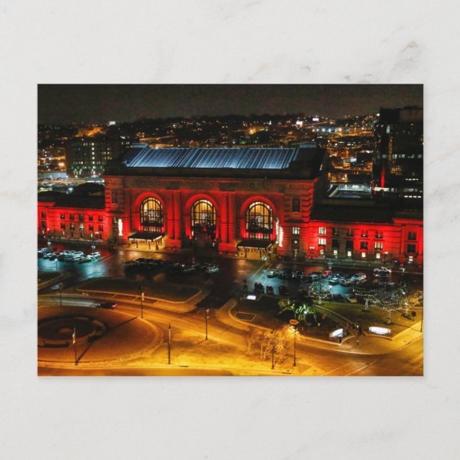 Carte Postale Station Union de Kansas City dans Red Postcard (Devant)