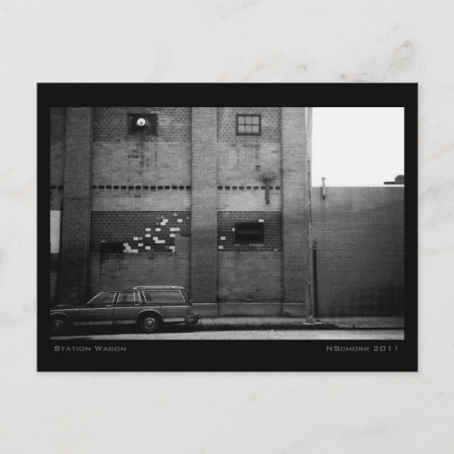 Carte Postale Station Wagon Urban Industrial Cityscape (Devant)