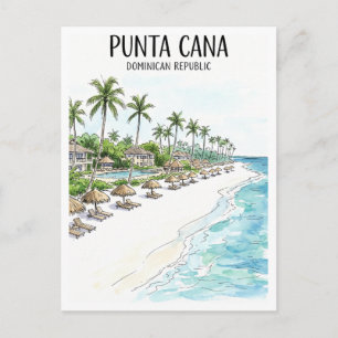 Carte Postale Stations balnéaires de Punta Cana République domin